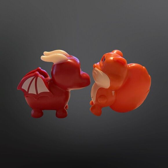 2024 Adopt Me Pet HAPPY MEAL Chipmunk & Dragon Figures Mcdonalds Canada A15 - Picture 2 of 7